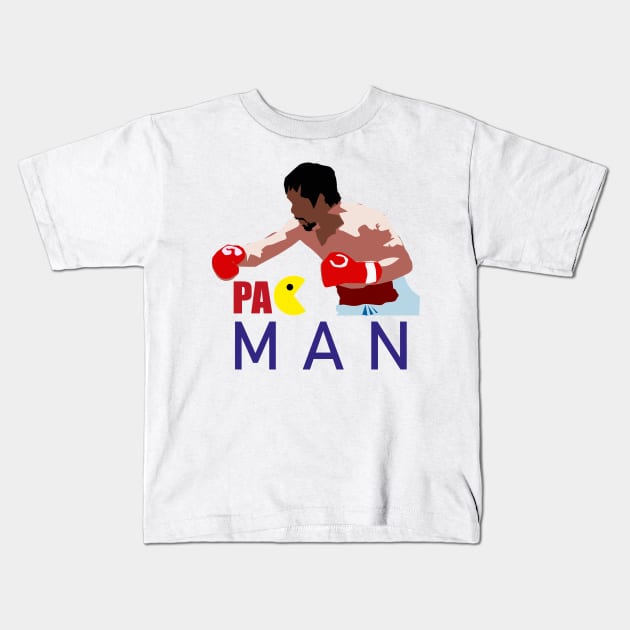 MANNY PACQUIAO Kids T-Shirt by Marku's Prints